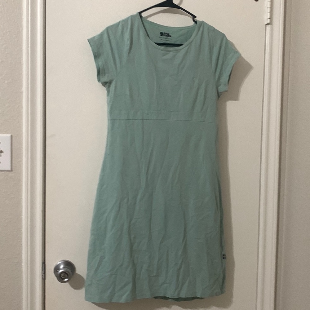 Fjallraven Light Mint Green Short Sleeve Dress